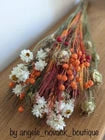 Dried Flowers Colorful Bouquet – Wedding Autumn Halloween Party Decor