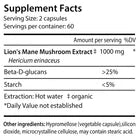 Real Mushrooms Organic Lion’s Mane – 120 Capsules for Wellness