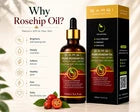 Organic Rosehip Oil 100% Pure Cold-Pressed Rosehip Oil for Facial Care