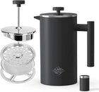 CrossCreek French Press Coffee Maker, 304 Stainless Steel Coffee Press 34 oz