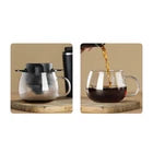 Reusable Portable Pour Over Coffee Filter, Drip Coffee Maker & Manual Brewer