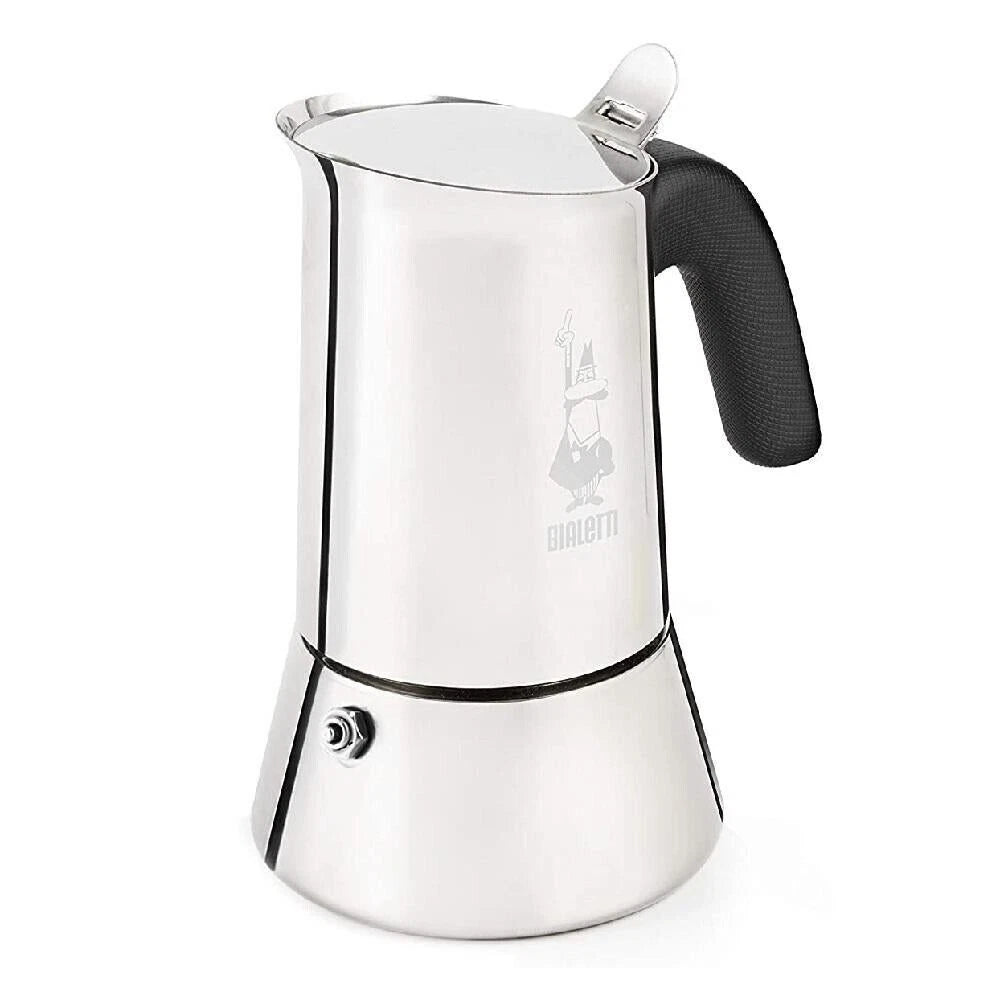 Bialetti Venus Stainless Steel Induction Stovetop Coffee Maker – 2/4/6/10 Cup