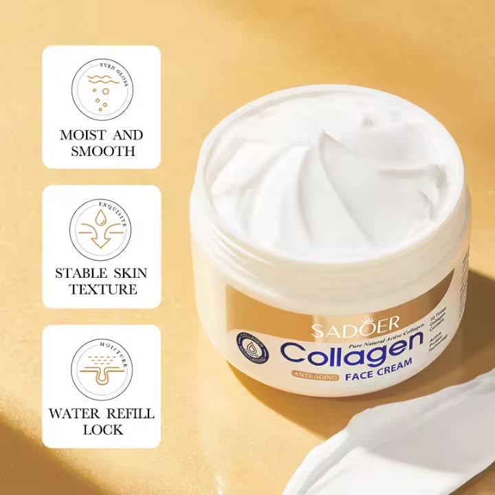 Anti-Aging Collagen Face Cream with Hyaluronic Acid – 100ml