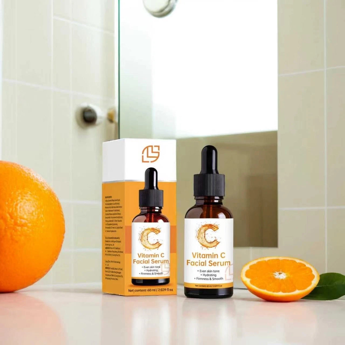 Vitamin C Face Serum with Hyaluronic Acid – Anti-Aging & Hydrating