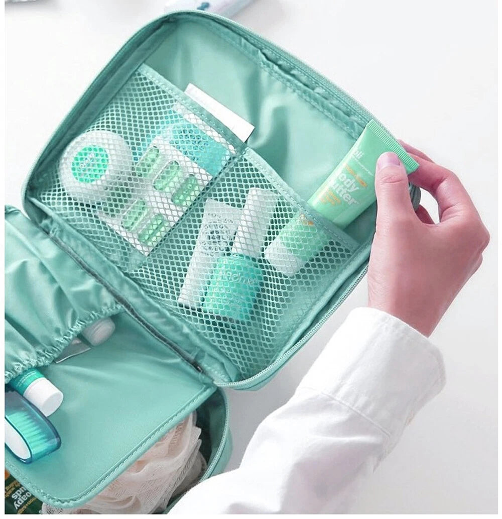 Travel Cosmetic Makeup Toiletry Case – Wash Bag Organizer Pouch