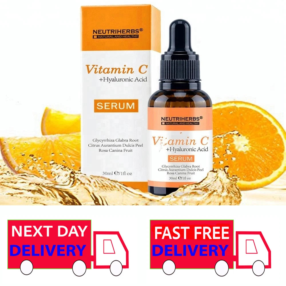 Vitamin C Face Serum with Hyaluronic Acid – Anti-Aging & Hydrating