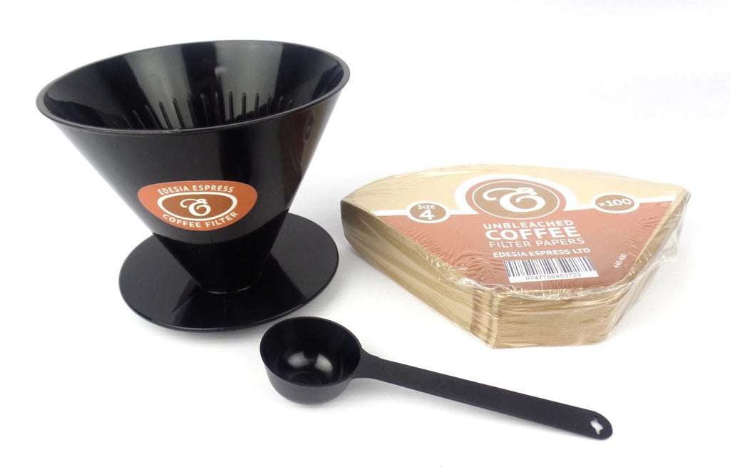 Size 4 Pour Over Filter Coffee Maker Set, Hand Dripper Coffee Brewer