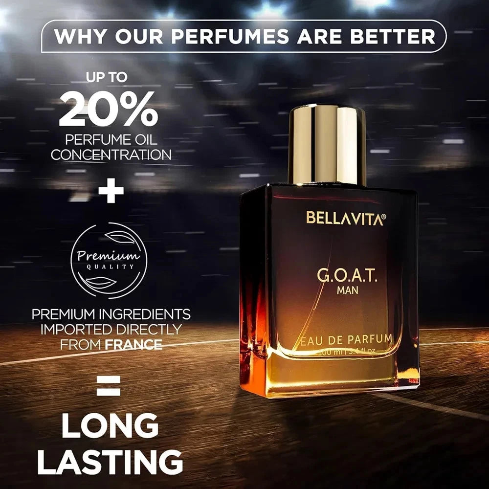 Bella Vita GOAT Man EDP – 3.4 oz / 100 ml | Stylish and Long-Lasting Fragrance
