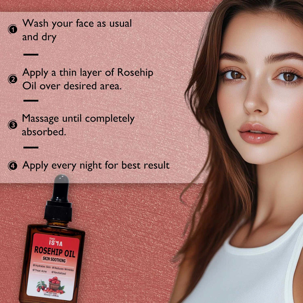 Organic Rosehip Oil – 100% Pure