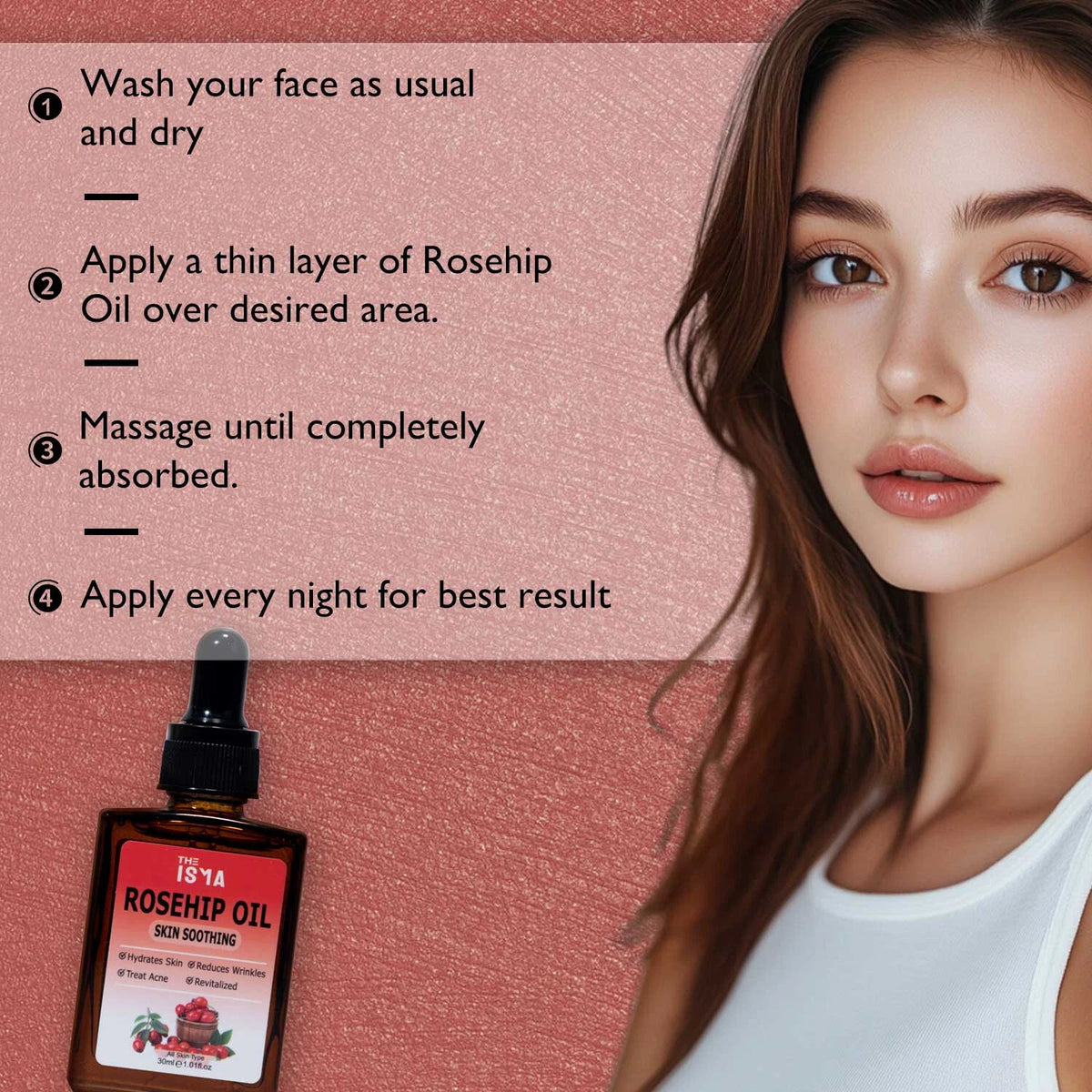 Organic Rosehip Oil – 100% Pure