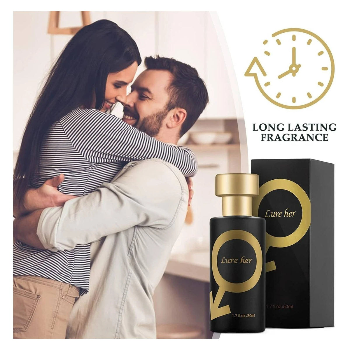 Lure Her Pheromone Perfume for Men 1.7 fl oz – Captivate with Every Spray