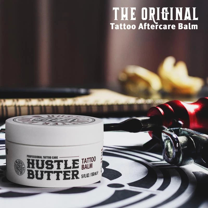Hustle Butter Tattoo Balm 5 oz Vegan – Expires 03/2028