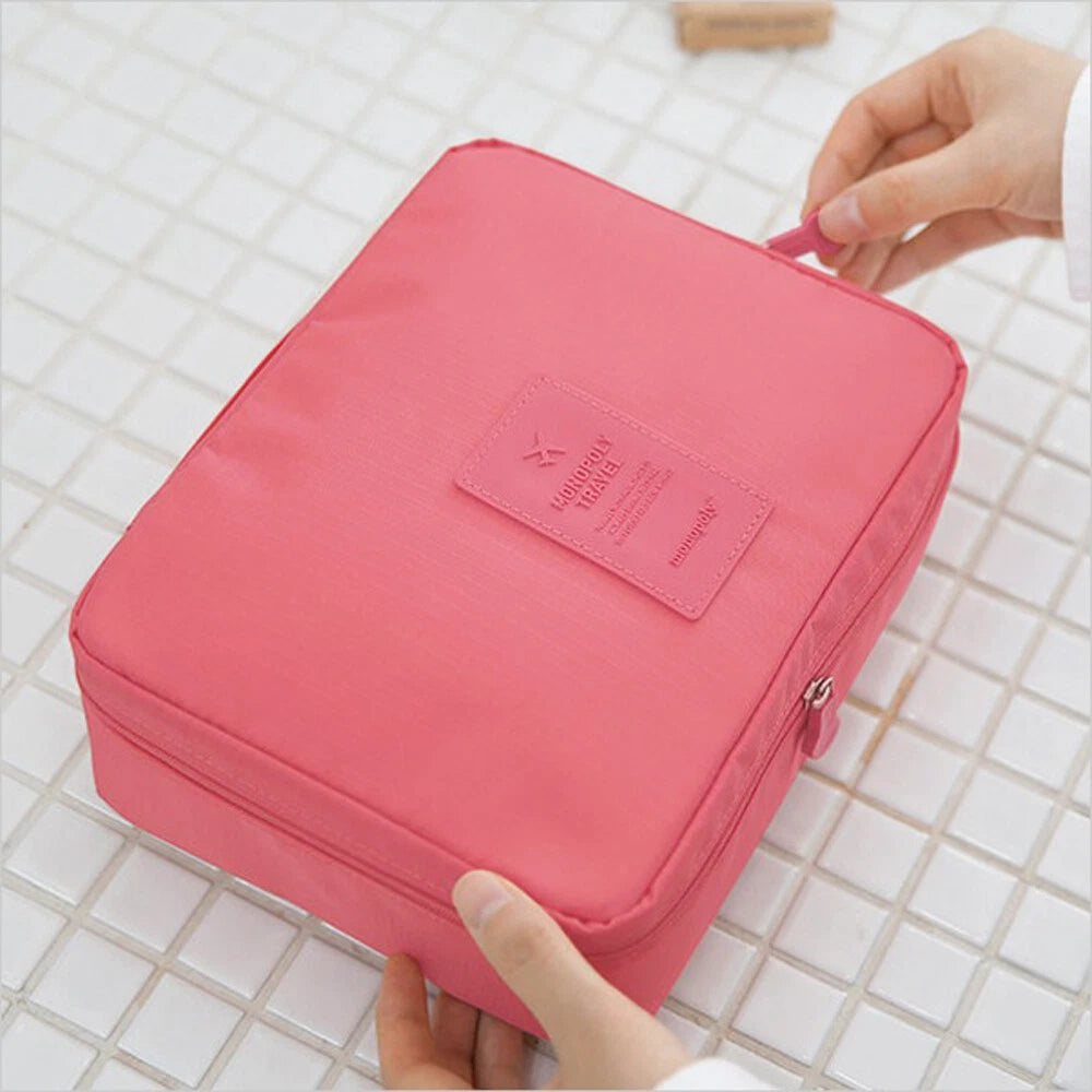 Travel Cosmetic Makeup Toiletry Case – Wash Bag Organizer Pouch