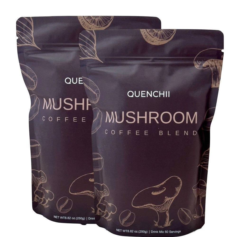 Organic Mushroom Coffee – 10 Mushroom Blend, 50 Servings