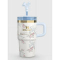 STANLEY LOVE ShackFancy Floral Powder Blue 20 Oz Tumbler