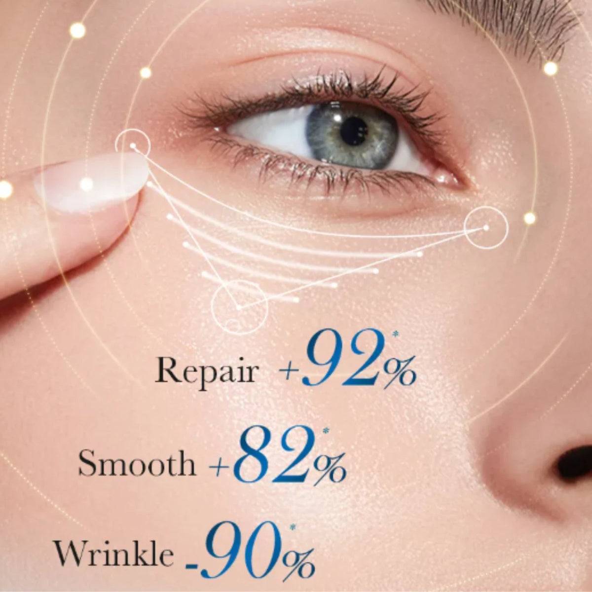 60pcs Hydrogel Under Eye Patches – Collagen Anti-Wrinkle Hydrating