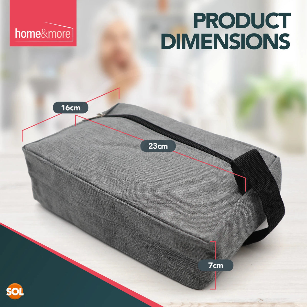 Men’s Travel Wash Bag – Toiletry & Shaving Grooming Case