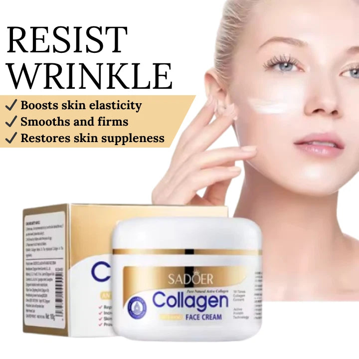 Anti-Aging Collagen Face Cream with Hyaluronic Acid – 100ml