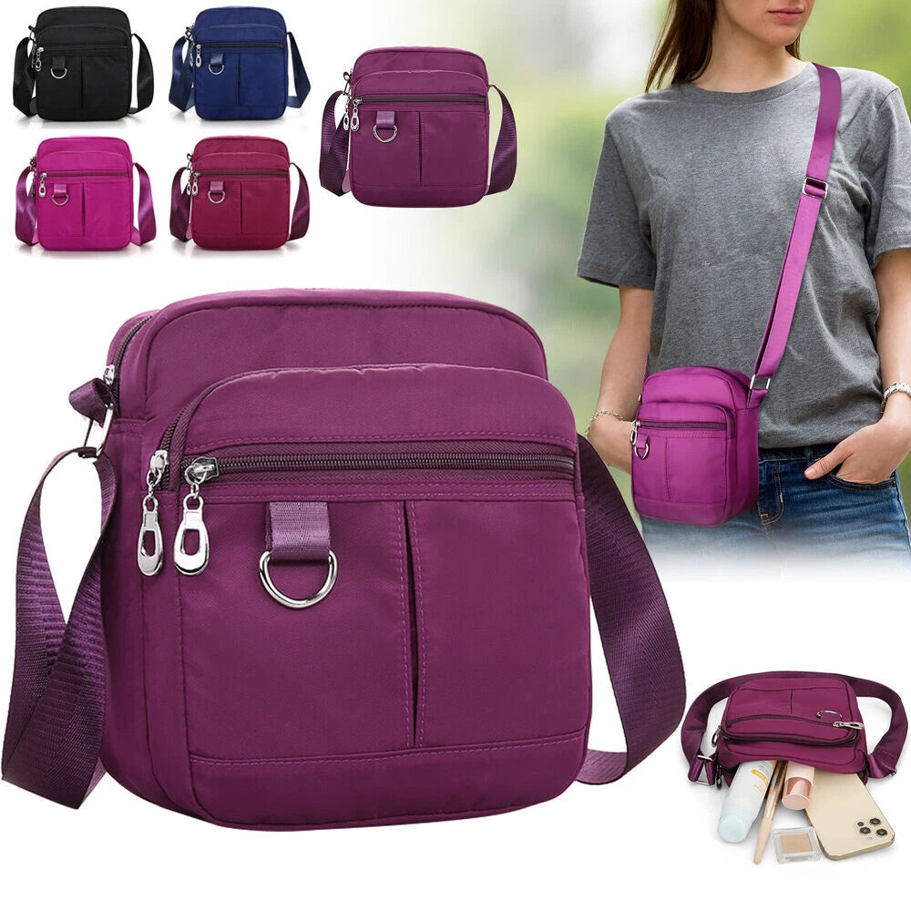 Women’s Waterproof Messenger Crossbody Shoulder Bag – Large Handbag
