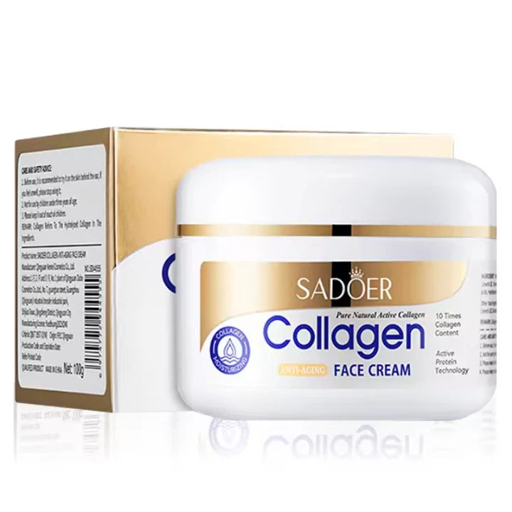 Anti-Aging Collagen Face Cream with Hyaluronic Acid – 100ml