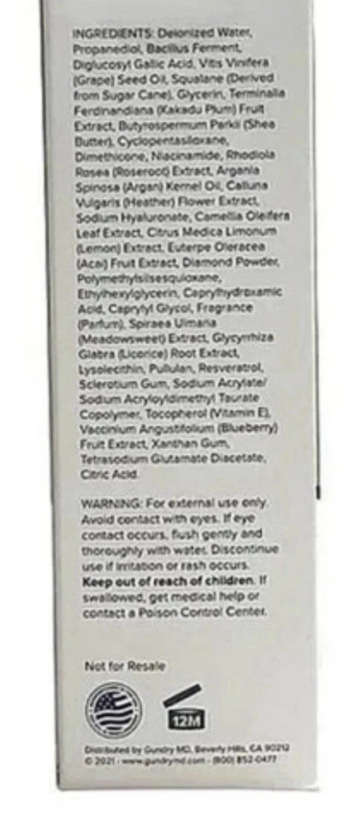 Gundry MD Polyphenol Dark Spot Diminisher Serum 1 oz – New Sealed