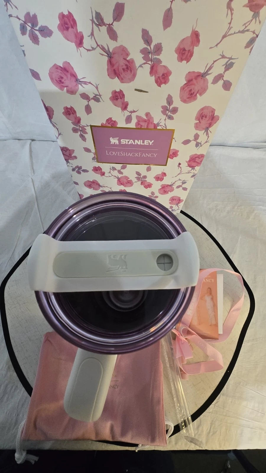Stanley Pink Floral Quencher 40oz Tumbler - Stay Stylishly Hydrated