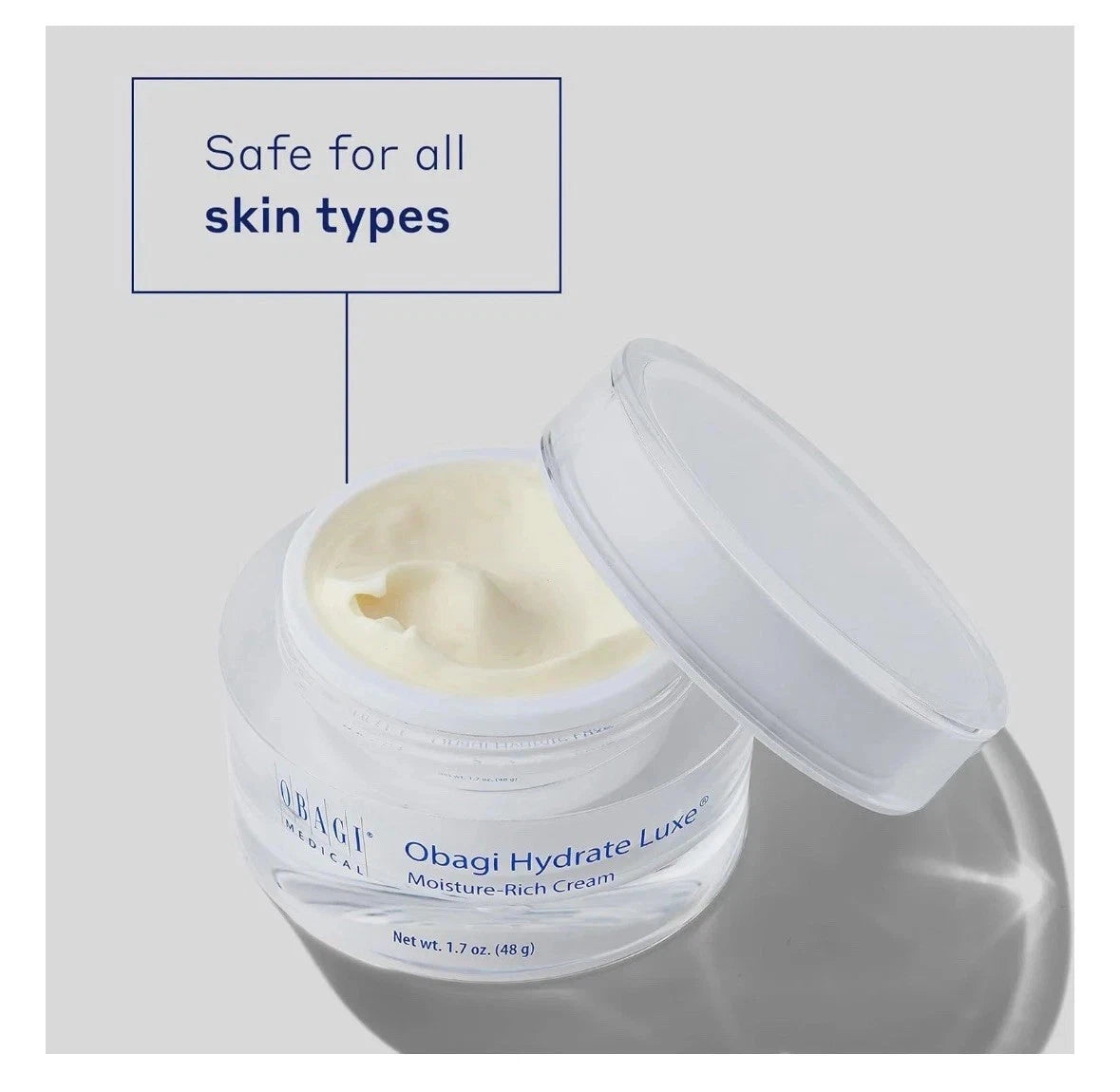 Obagi Hydrate Luxe Moisture-Rich Cream 1.7 oz / 48g – New