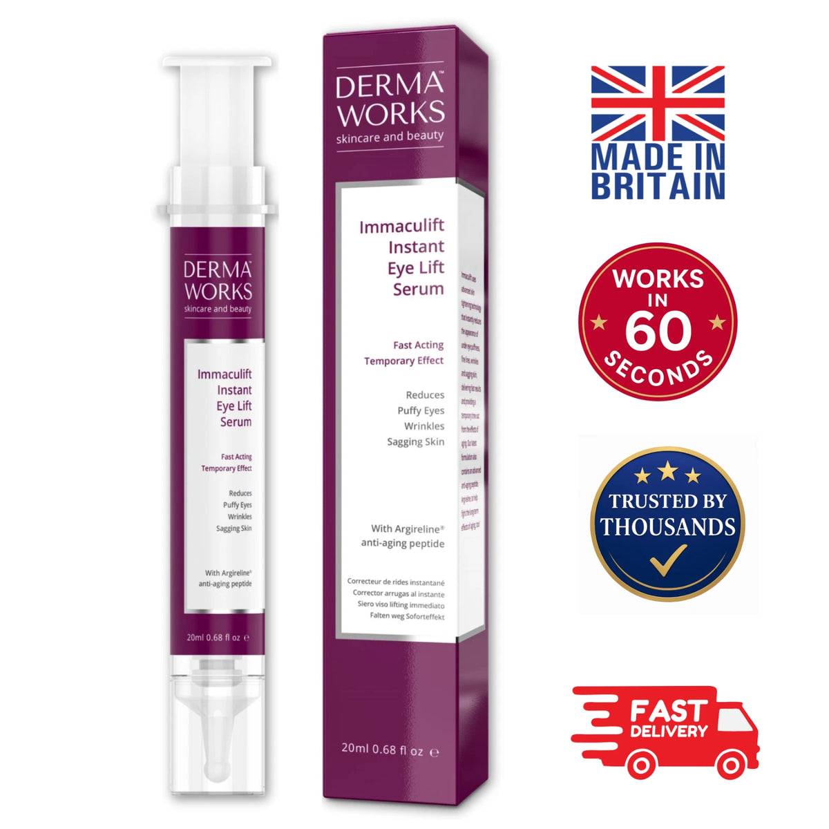 Instant Eye Bag Remover Serum Under-Eye Puffiness & Wrinkle Care
