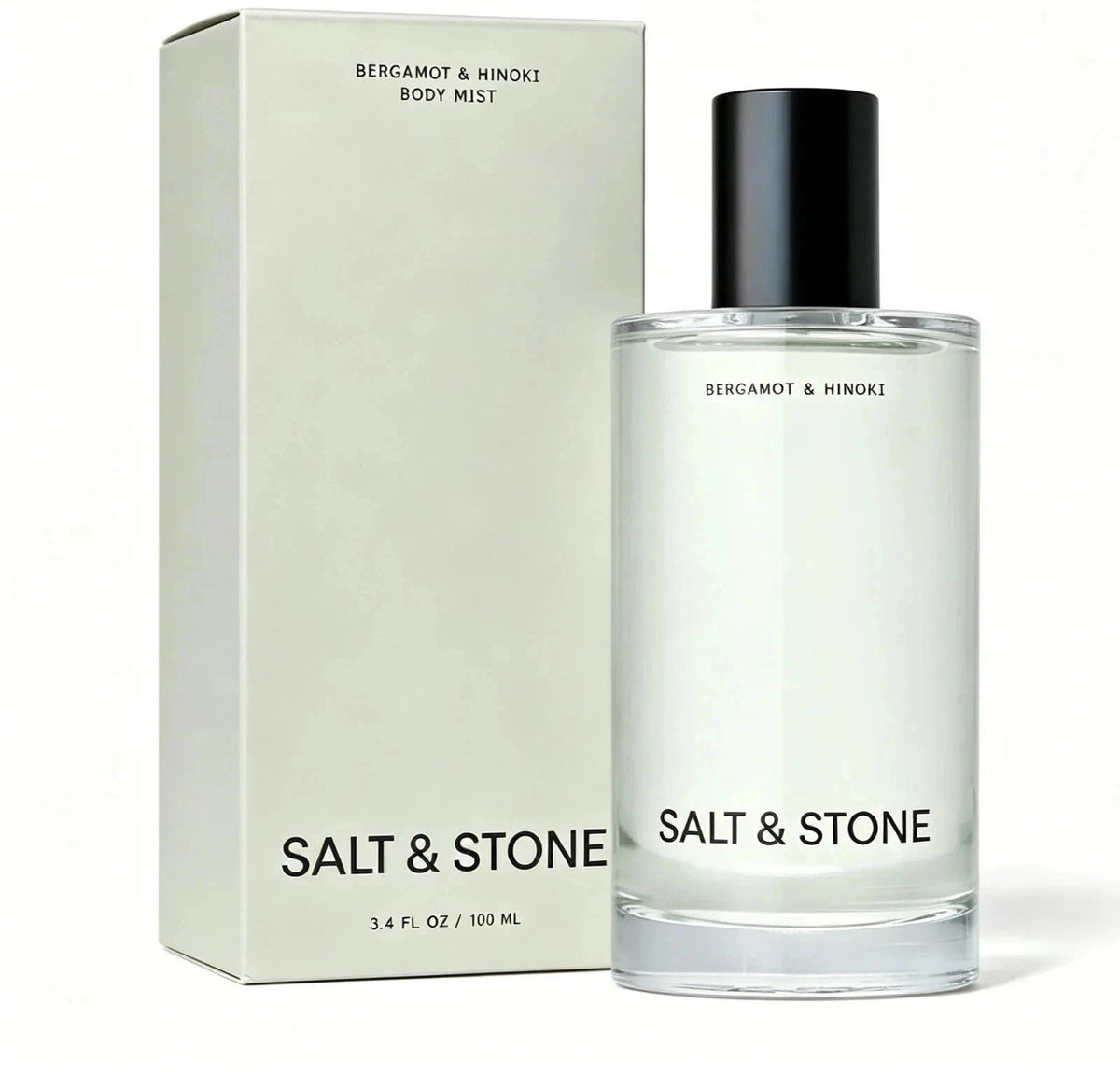 Salt & Stone Body Mist Bergamot & Hinoki 3.4 oz - Unisex Fragrance