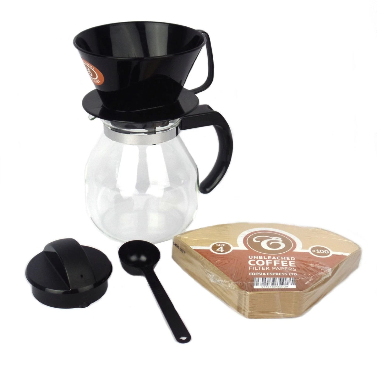 1L / 4-Cup Filter Coffee Maker Jug Set – Hand Dripper Brewer
