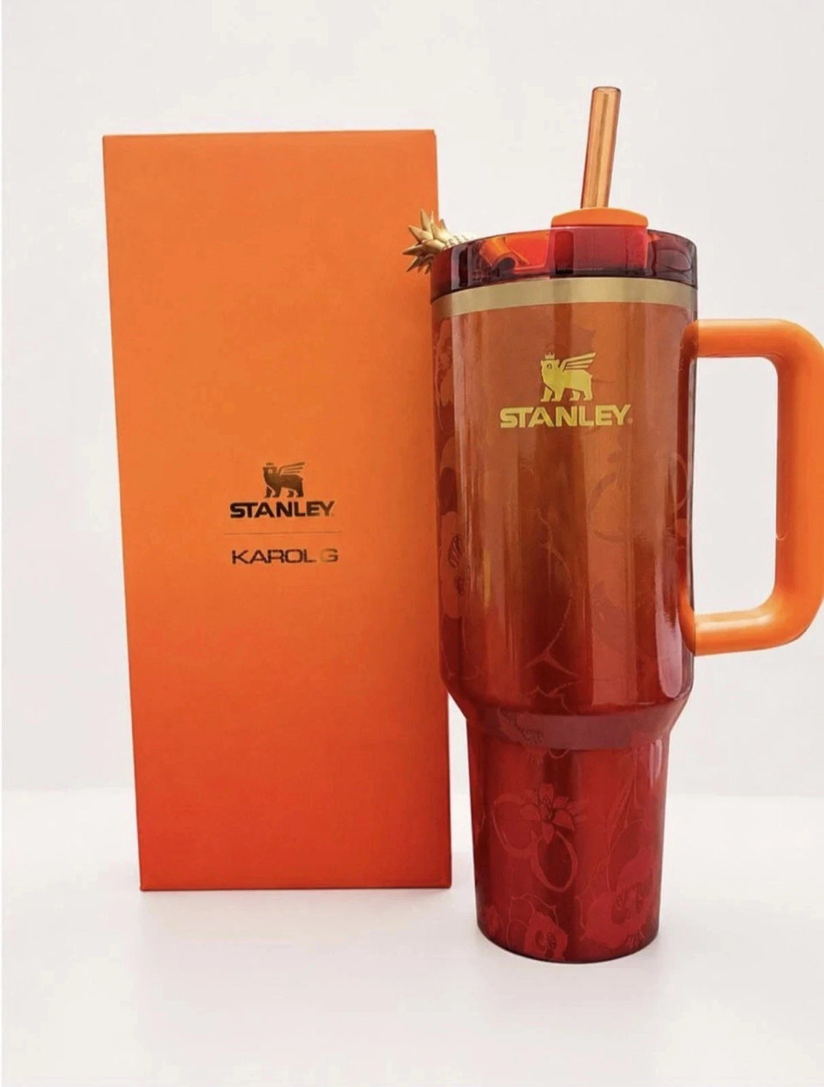 Stanley x KAROL G 40 Oz Quencher H2.O Tumbler - Stay Hydrated in Style