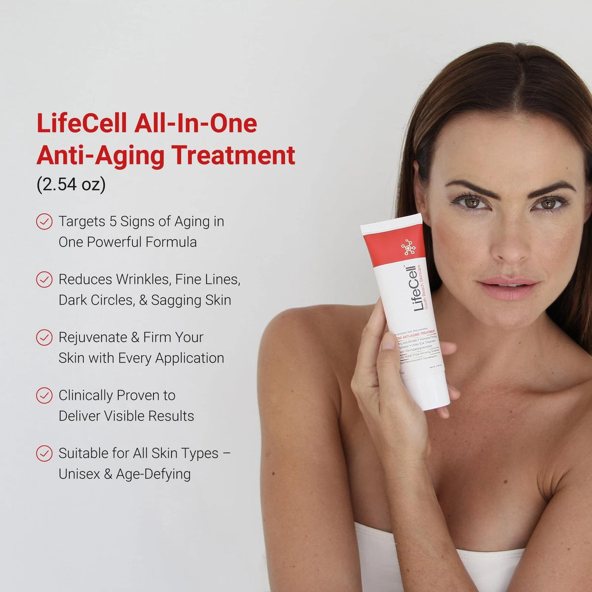 LifeCell Anti-Aging Cream 2.54 oz – Wrinkles, Fine Lines & Dark Circles