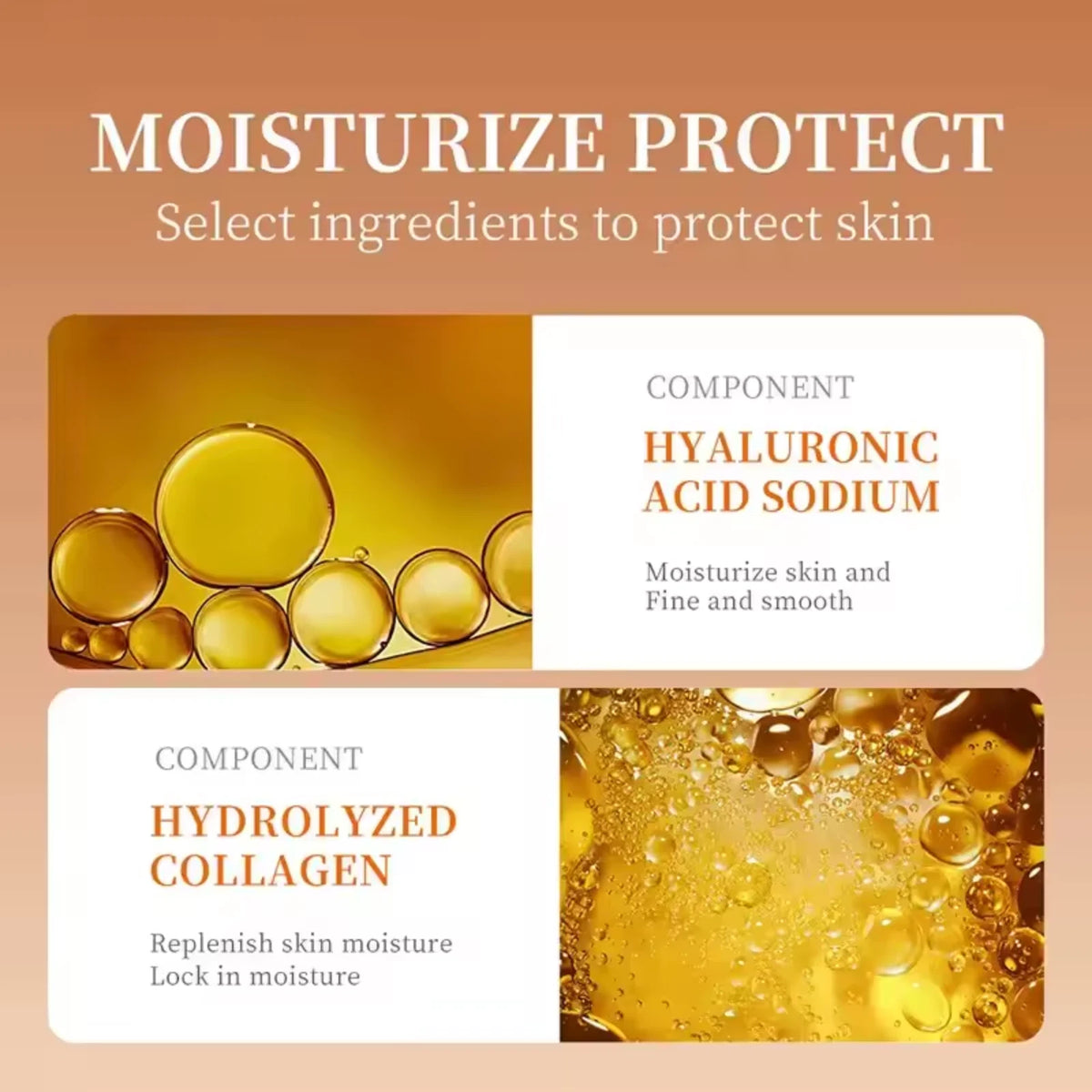 60pcs Vitamin C Collagen Hydrogel Under Eye Patches – Brightening & Anti-Aging