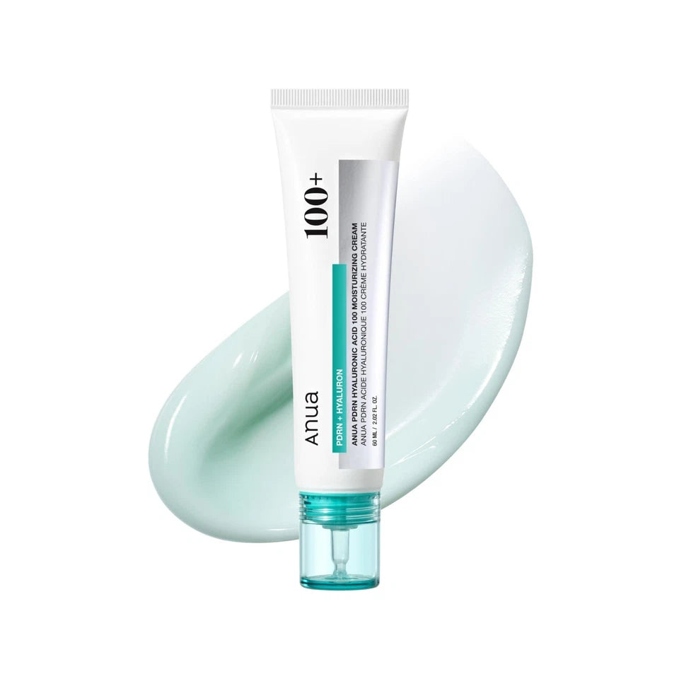 Anua PDRN Hyaluronic Acid 100 Cream – Hydrating Glass Skin Moisturizer, 60ml