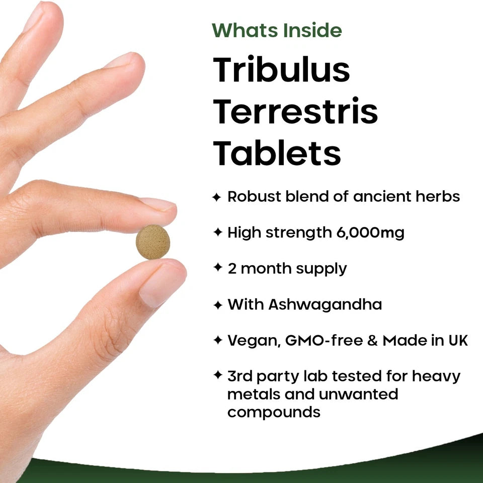 Tribulus Terrestris 6000mg – Powerful Supplement with Ashwagandha