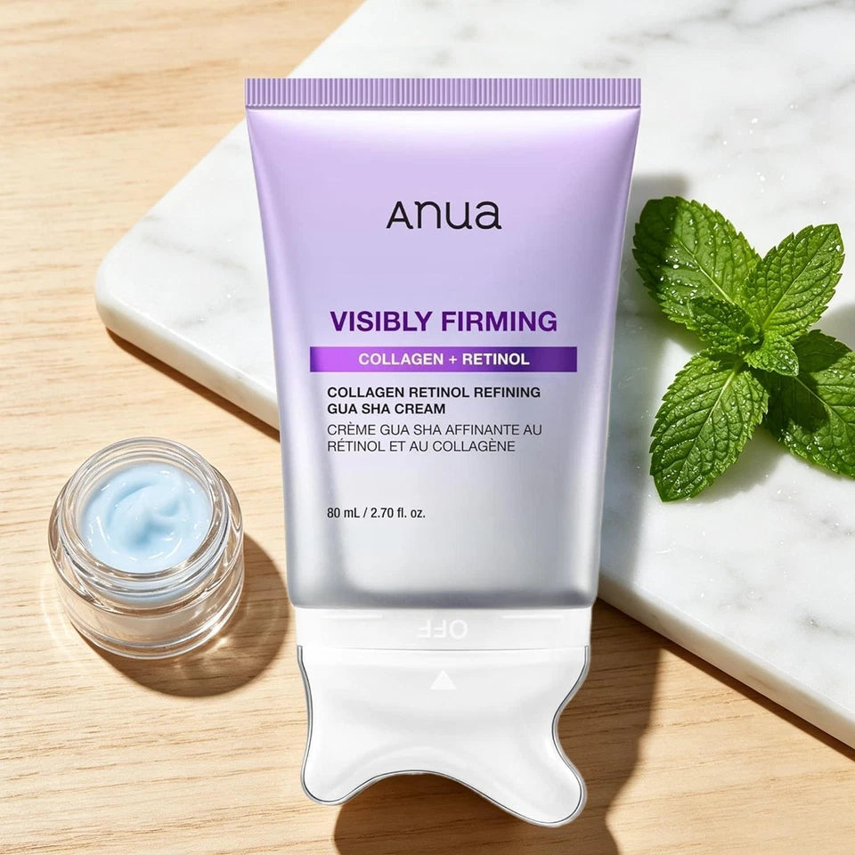 ANUA Collagen Retinol Gua Sha Cream – Neck Lifting & Firming Care