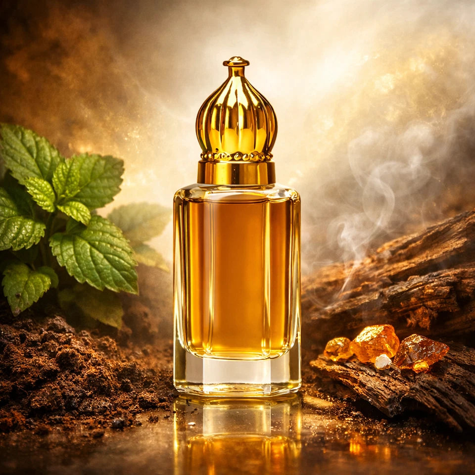 Patchouli Musk Alcohol-Free Perfume – Rich Oud & Musk Fragrance