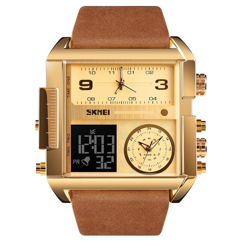 SKMEI Men’s Digital Quartz Sports Watch – Large Dial & Stopwatch