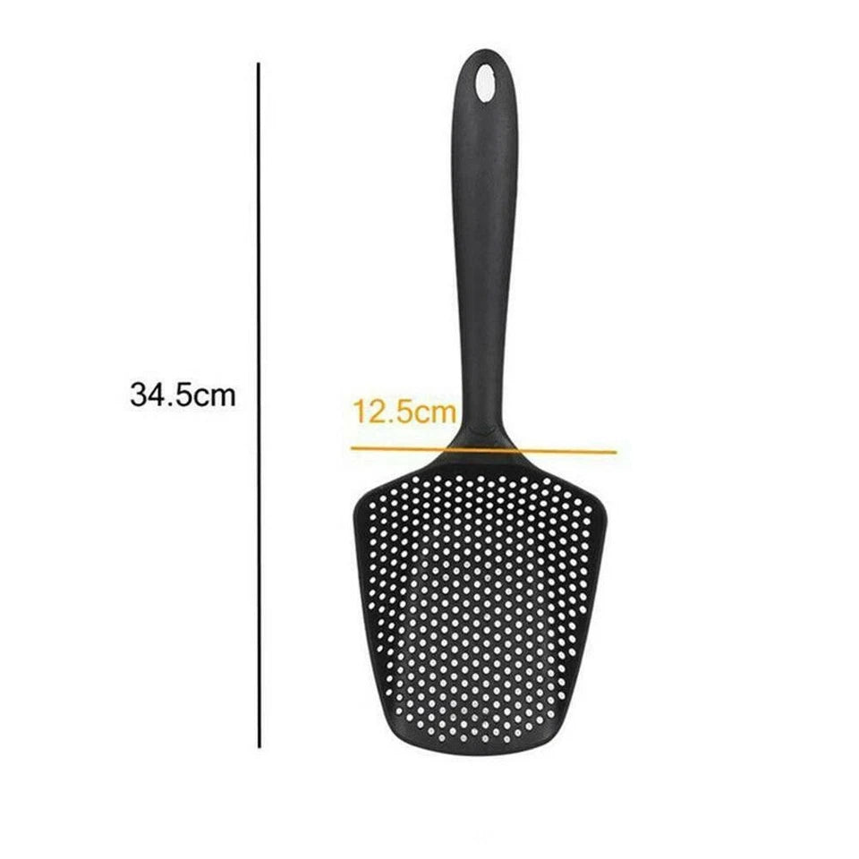 1Pc Large Kitchen Scoop Strainer - Effortlessly Drain & Serve