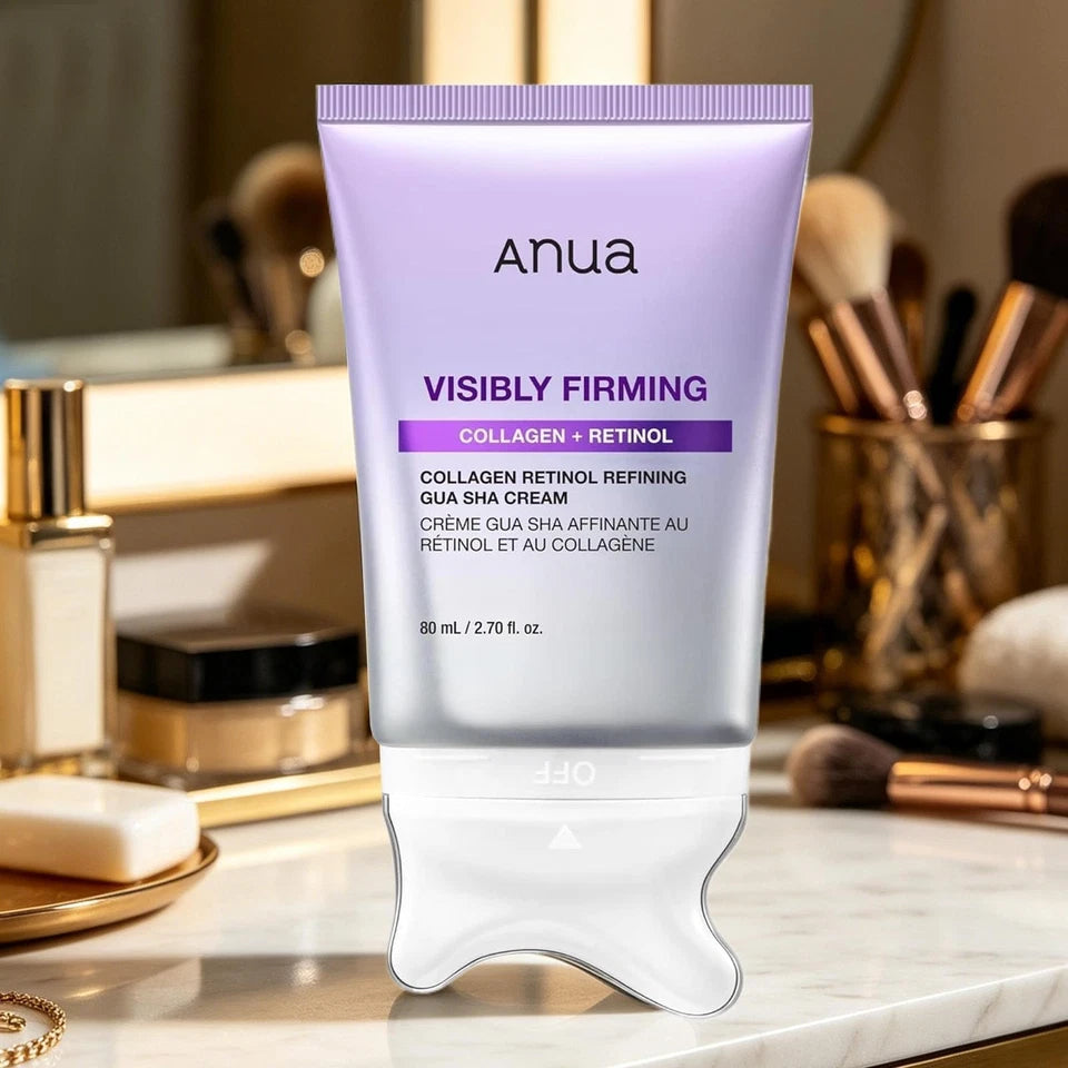 ANUA Collagen Retinol Gua Sha Cream – Neck Lifting & Firming Care