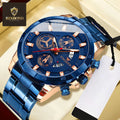 Men’s Waterproof Stainless Steel Quartz Watch – Classic Luminous Business