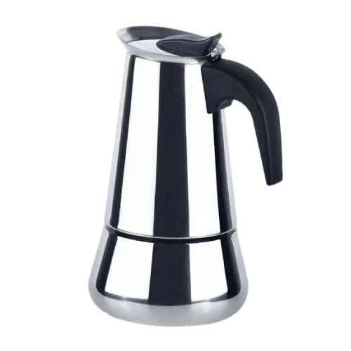 Espresso Coffee Maker, Stainless Steel Moka Pot, 4 Cup – 200 ml